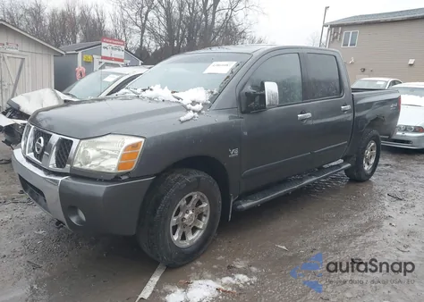 2004 Nissan Titan Le из США, поврежденный, VIN 1N6AA07B44N522824